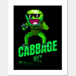 Cabbage Guy Merchant Posters and Art